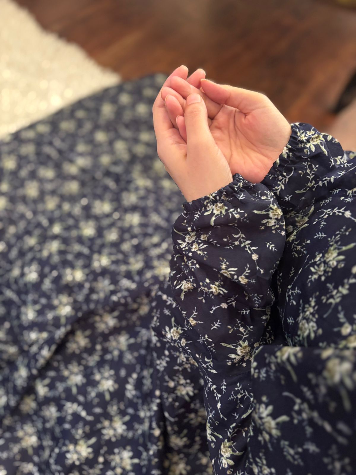 Namaz Chadar - Red Bow
