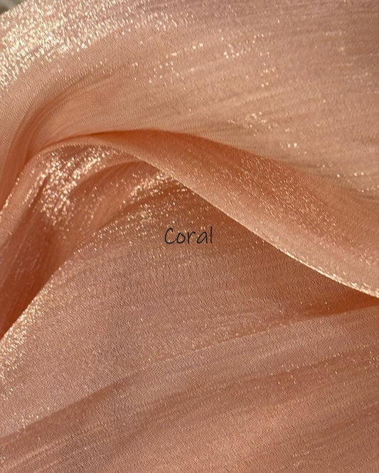 Fairy Dust Hijab - Coral