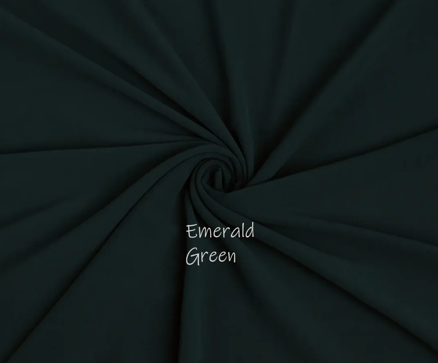Georgette Chiffon - Emerald Green