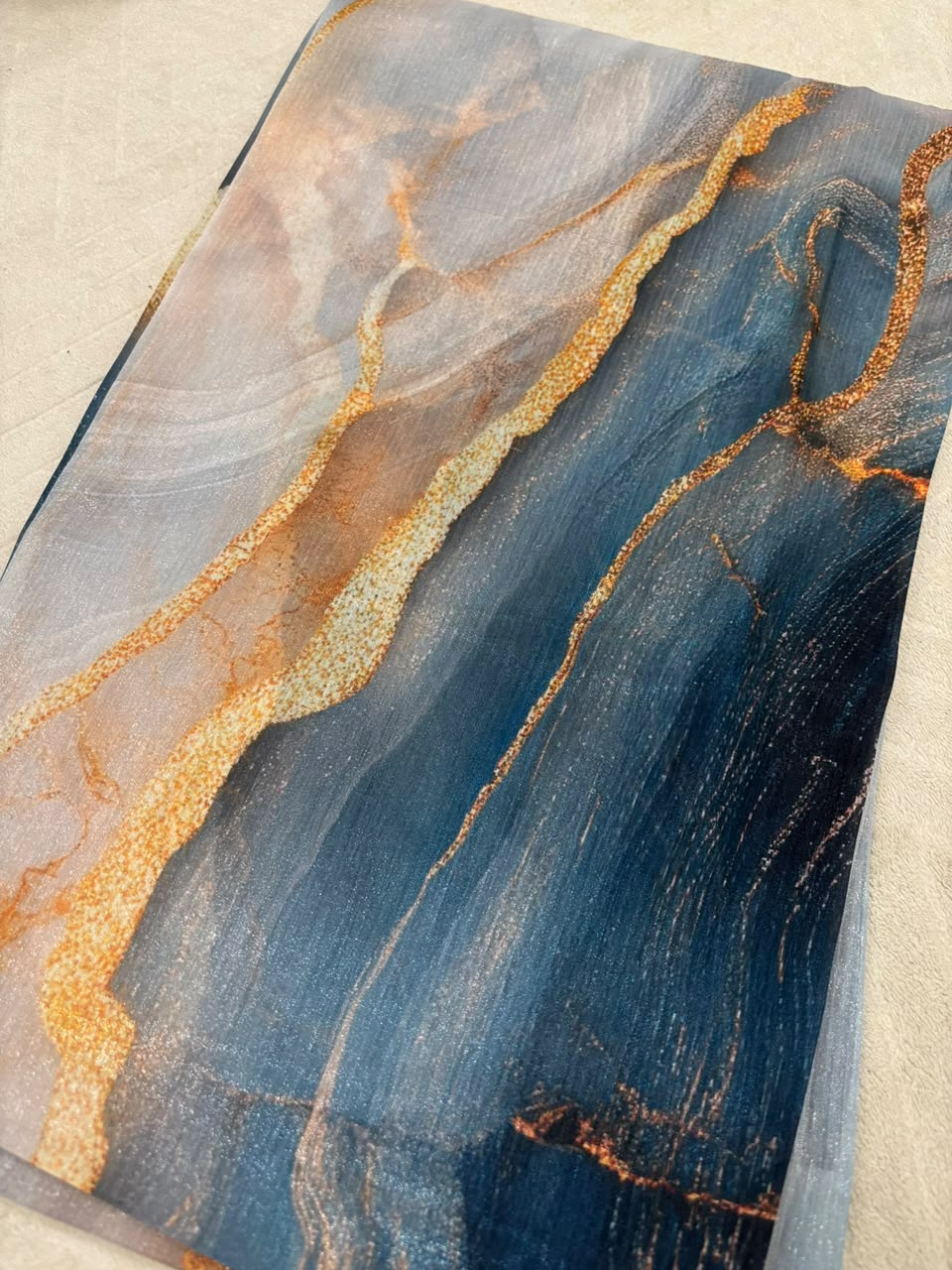 Marble Silk - Gold Horizon