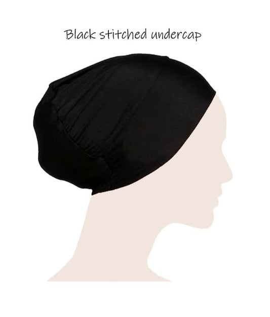 Stitched Round Hijab Cap