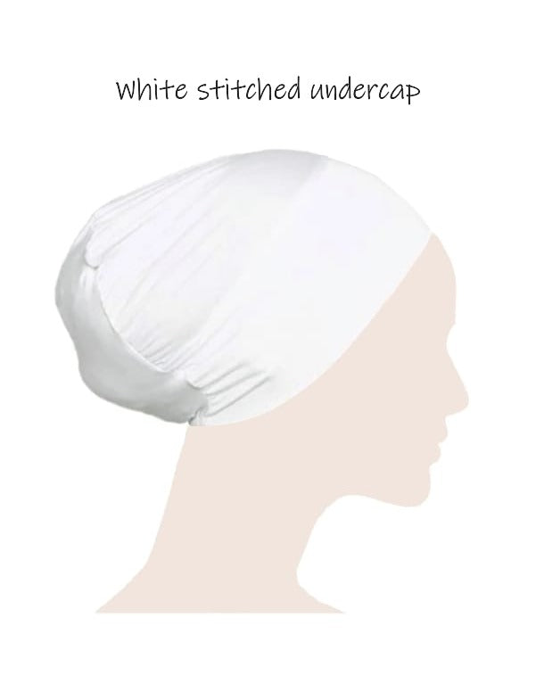 Stitched Round Hijab Cap
