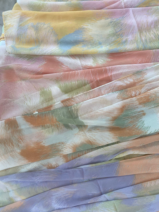 Playful Prints Hijab - Lilac