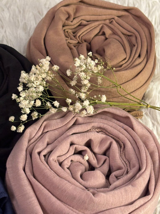 Premium Jersey Hijab - Dusty Pink