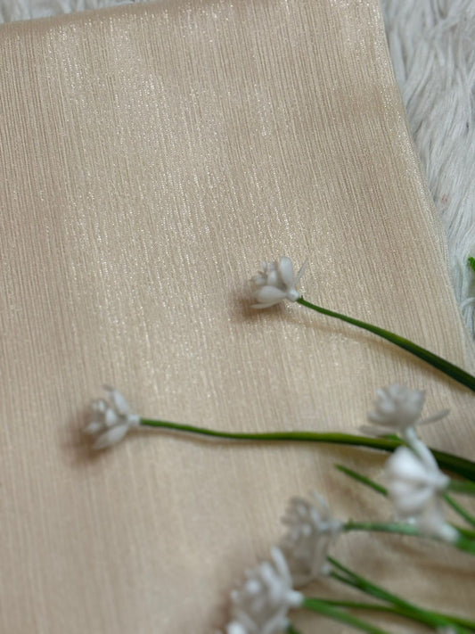 Shimmer Luxe Chiffon - Ivory