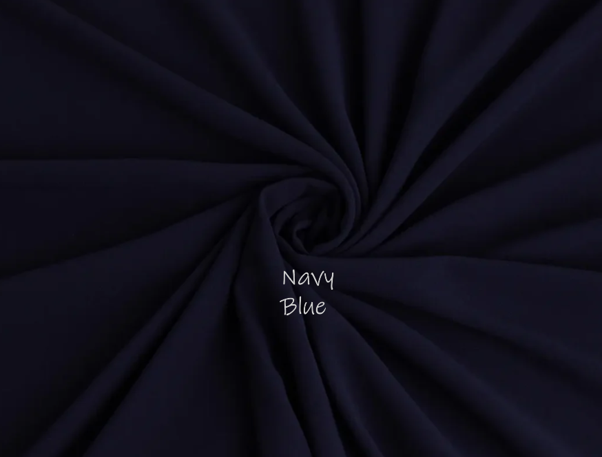 Georgette Chiffon - Navy Blue