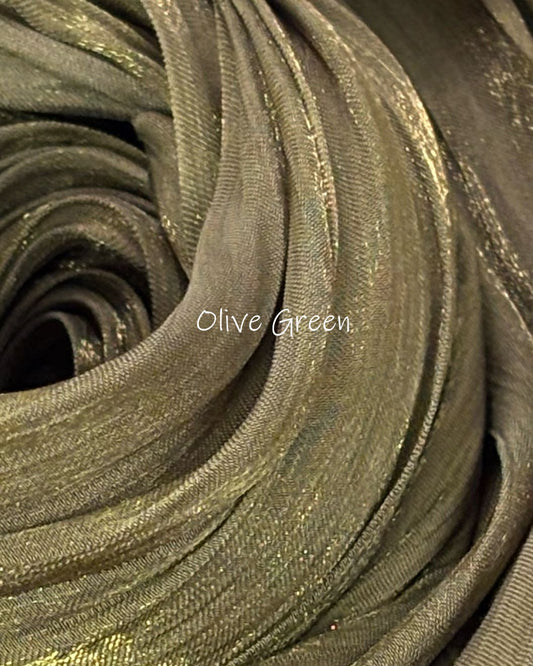 Fairy Dust Hijab - Olive Green