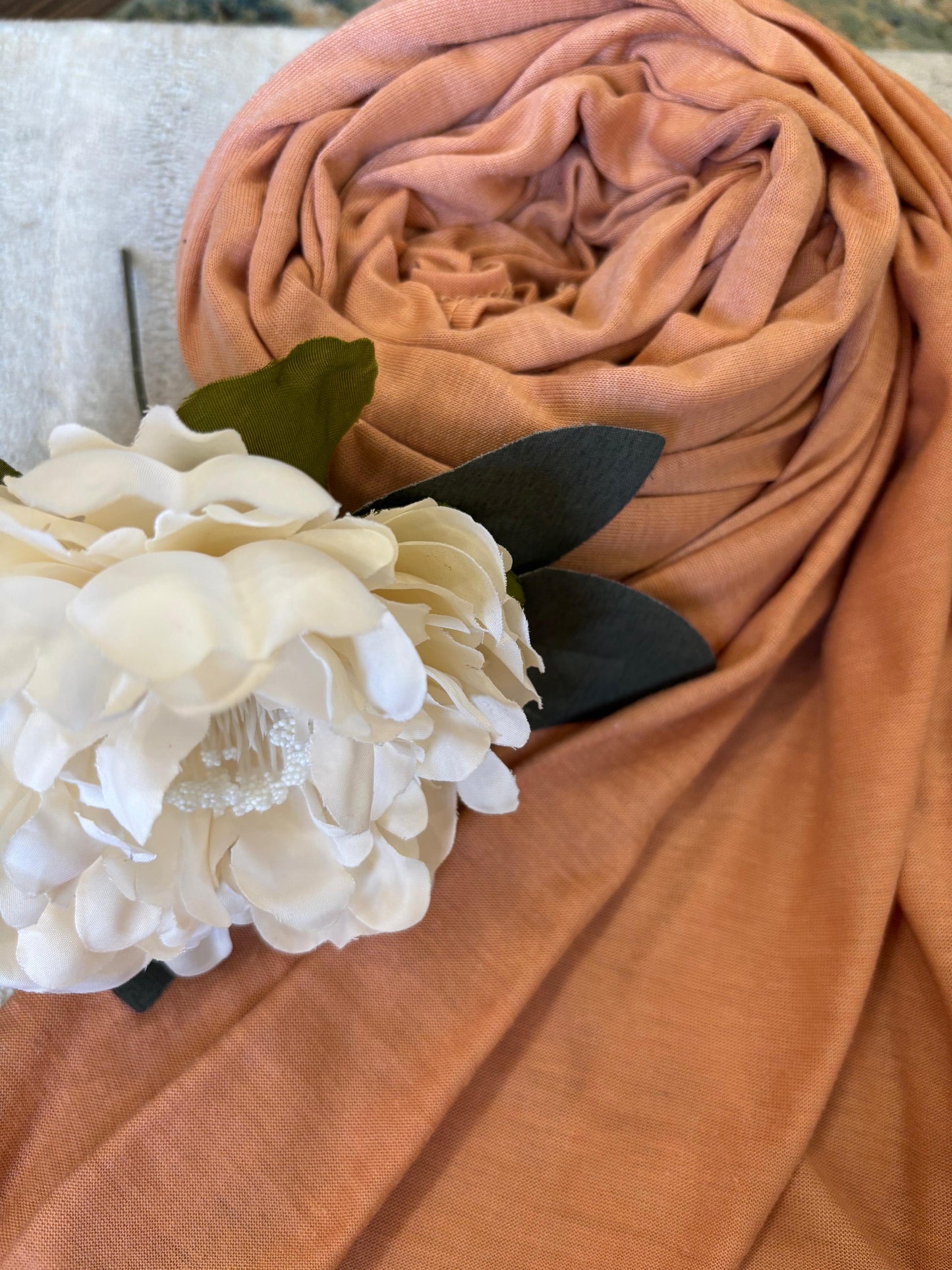Jersey Hijab - Peach