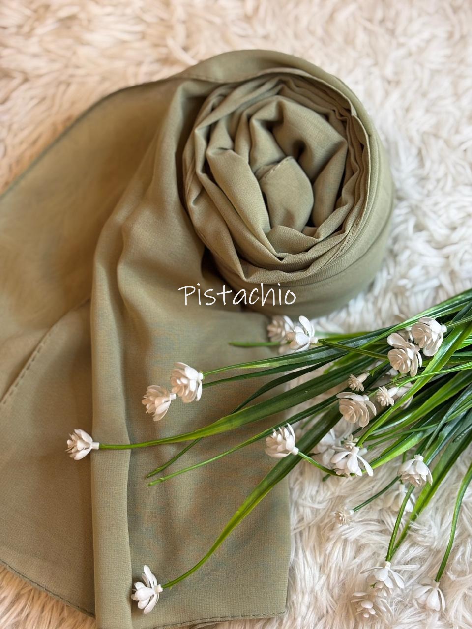 Georgette Chiffon - Pistachio