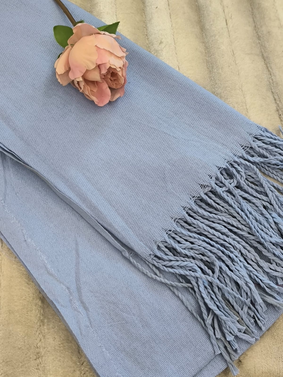 Plain Cashmere - Powder Blue