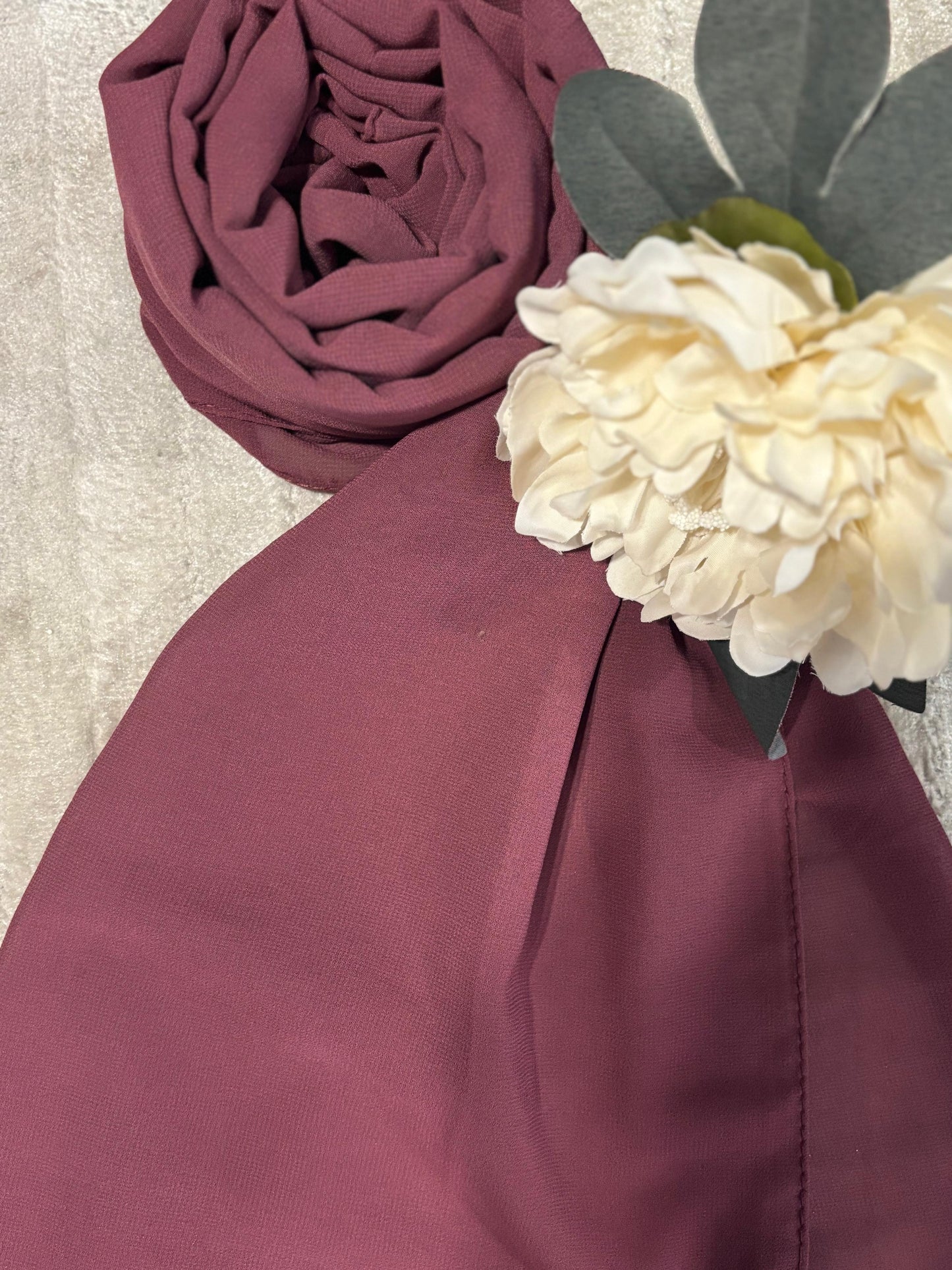 Georgette Chiffon - Rosewood Pink