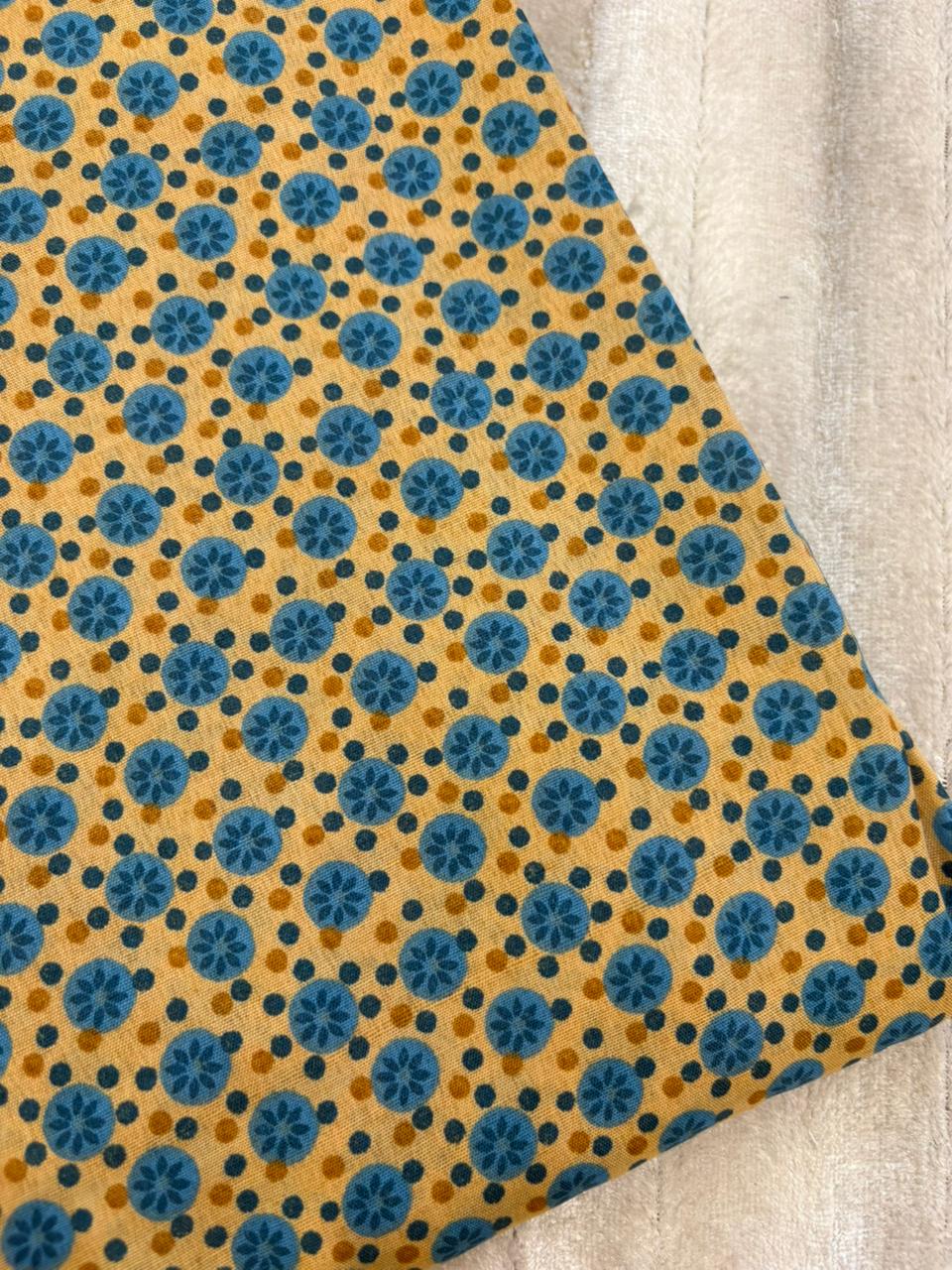 Namaz Chadar - Yellow & Blue