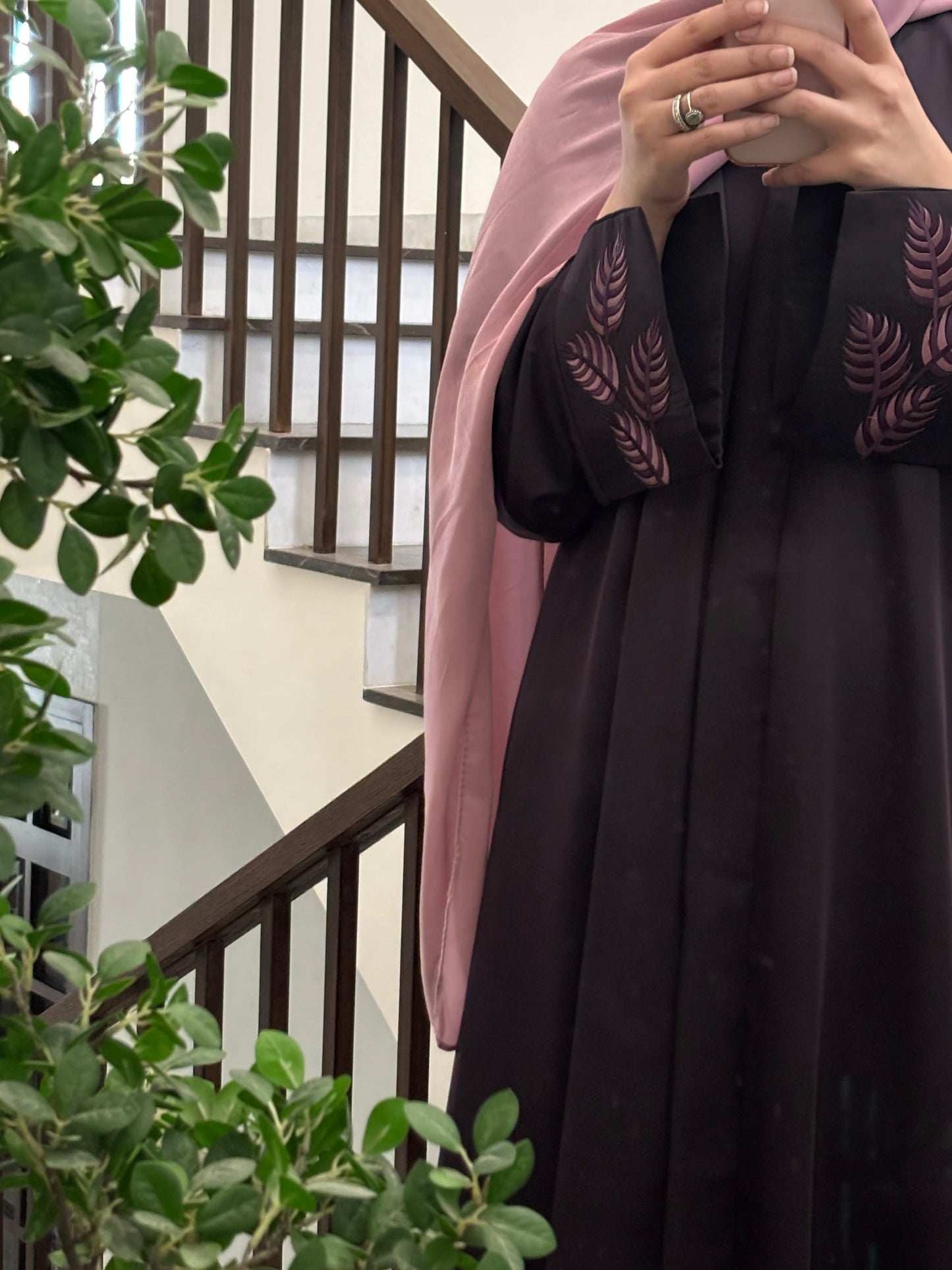 Amethyst – Embroidered Abaya