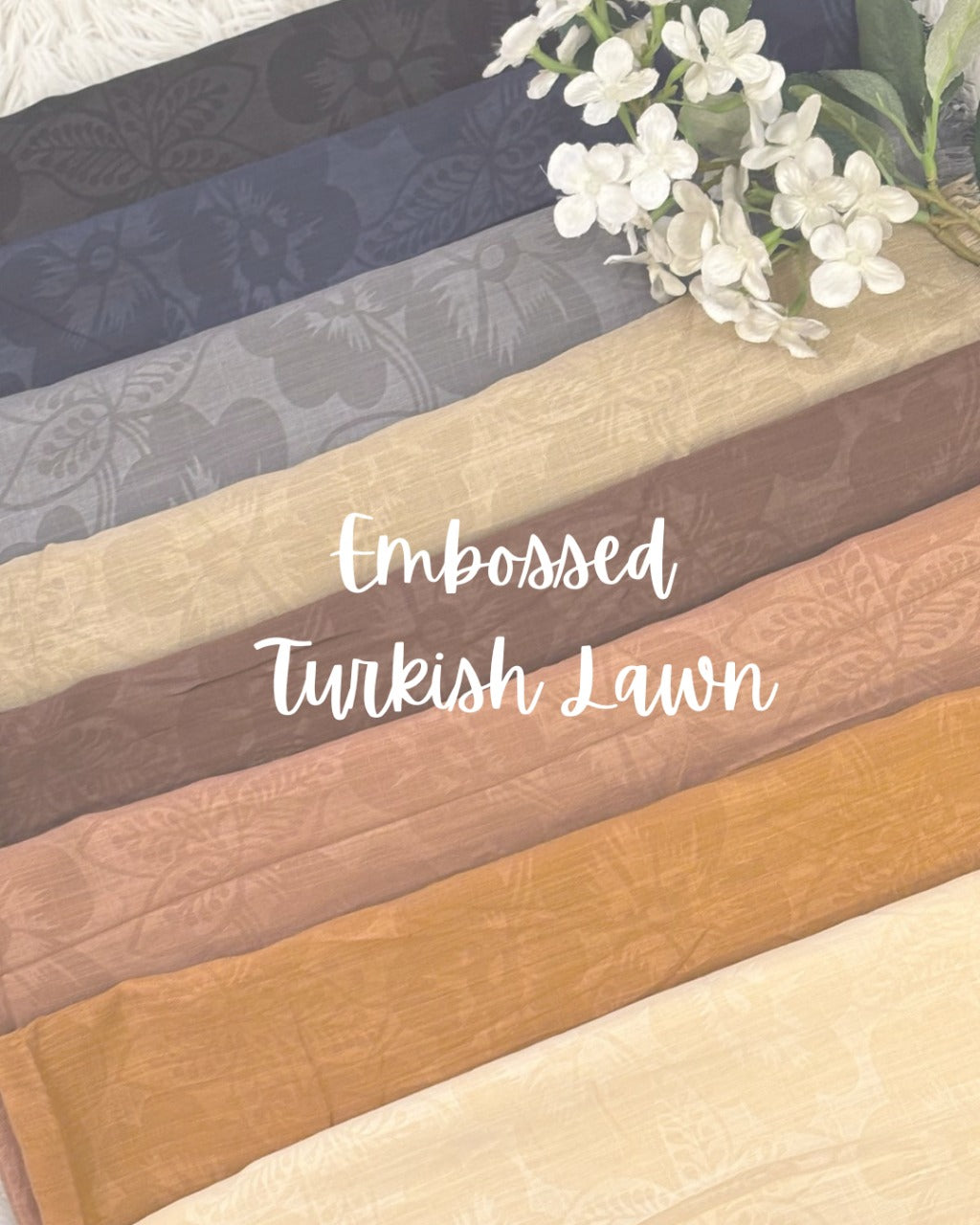 Embossed Turkish Lawn
