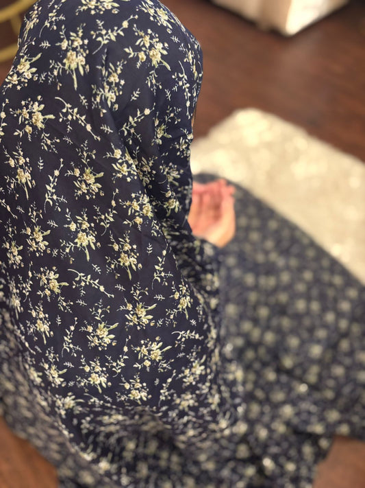 Namaz Chadar - Beige Floral