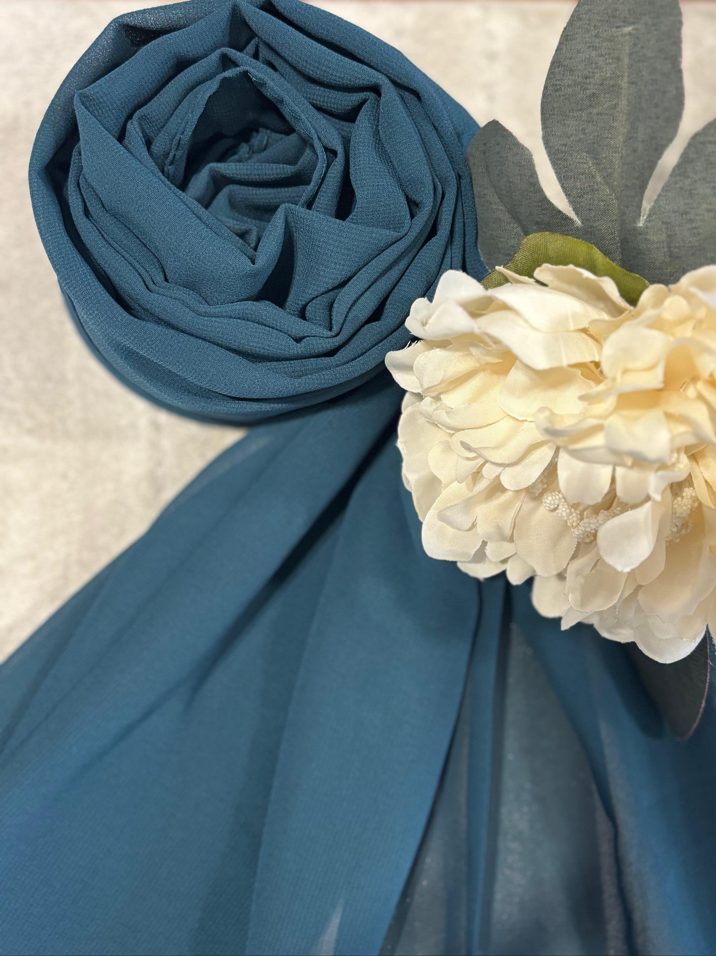 Georgette Chiffon - Azure Blue