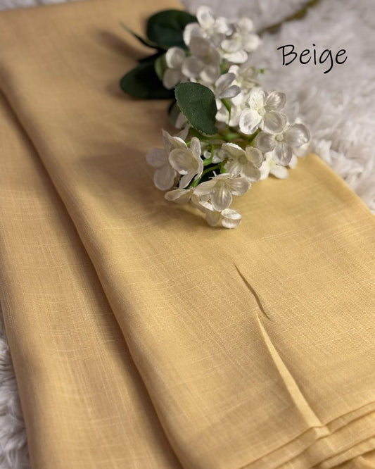 Turkish Lawn Hijab - Beige