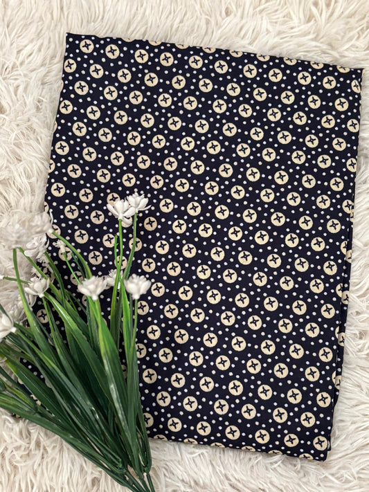 Namaz Chadar - Black Printed