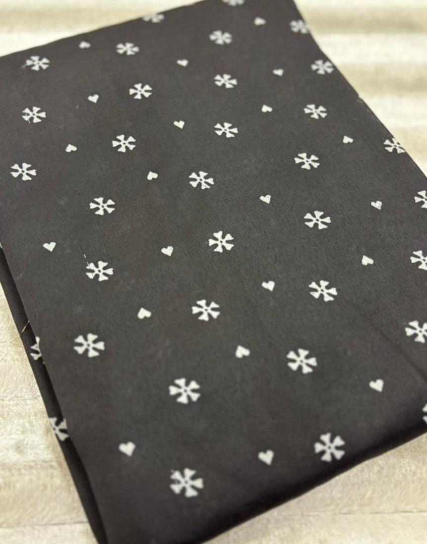 Namaz Chadar - Black Snowflake