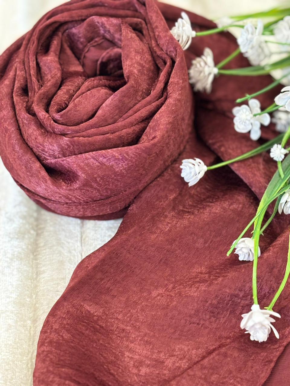 Velvet Silk - Burgundy