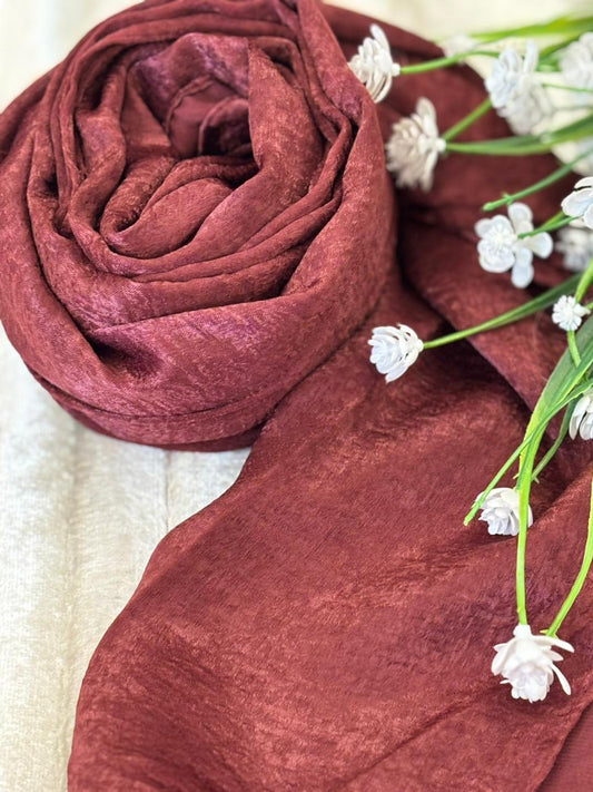 Velvet Silk - Burgundy