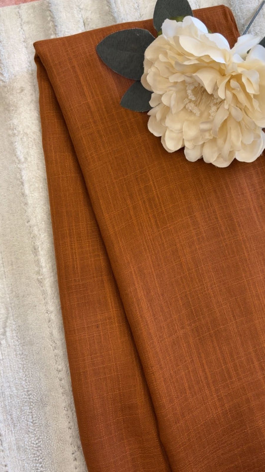 Turkish Lawn Hijab - Caramel