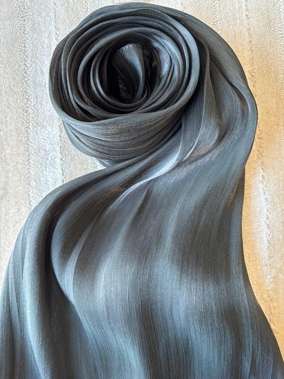 Fairy Dust Hijab - Charcoal