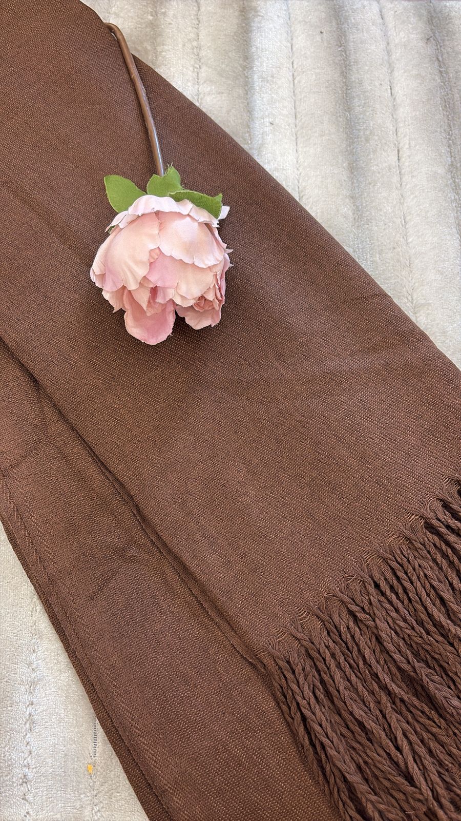 Plain Cashmere - Chocolate