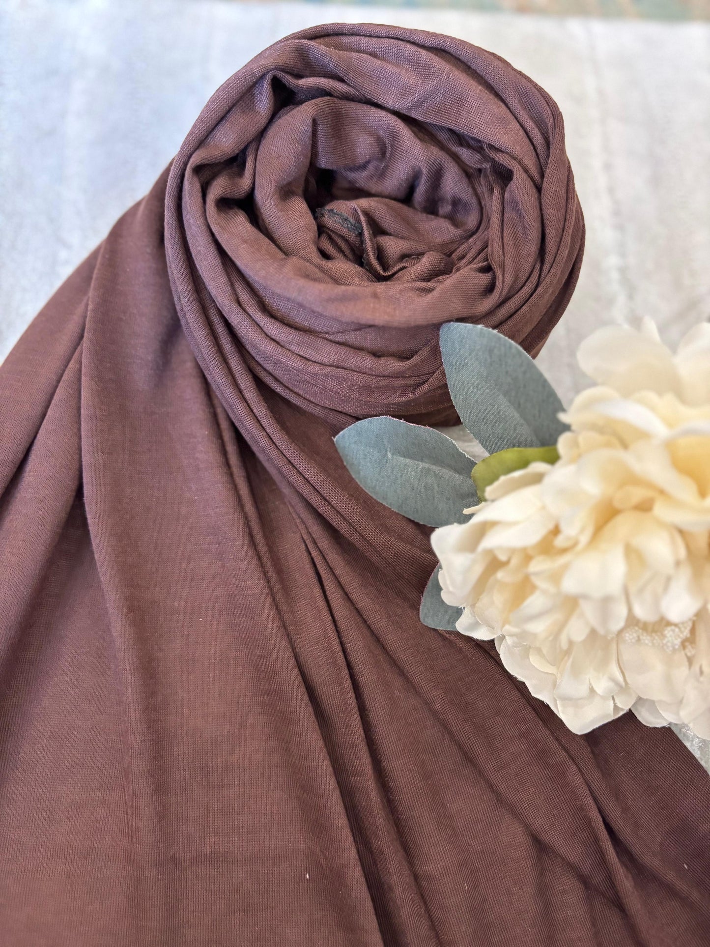 Jersey Hijab - Chocolate