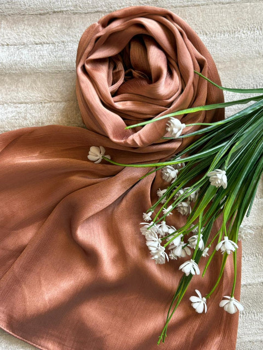 Crinkle Silk - Copper