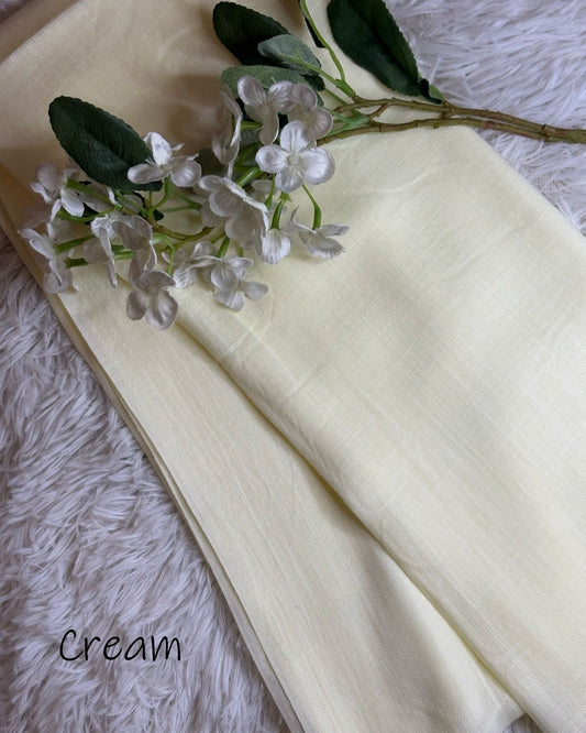 Turkish Lawn Hijab - Cream