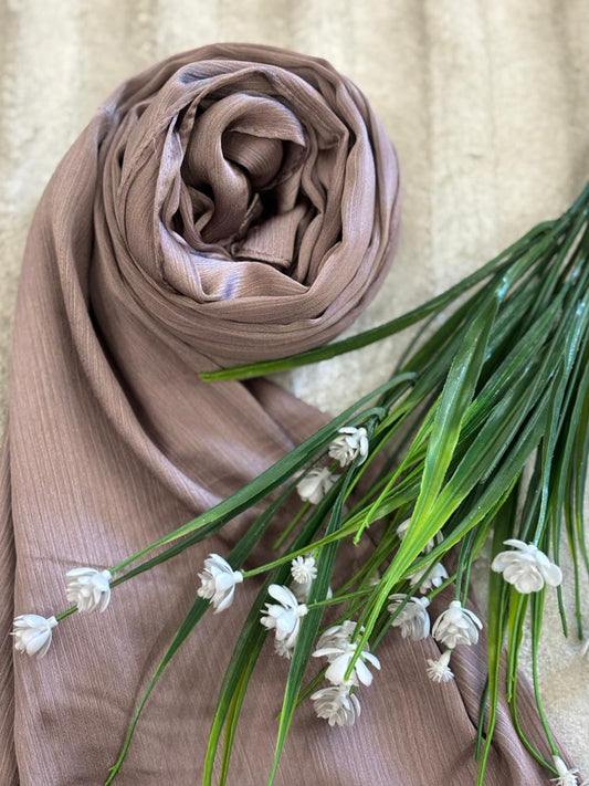 Crinkle Silk - Dusty Lavender