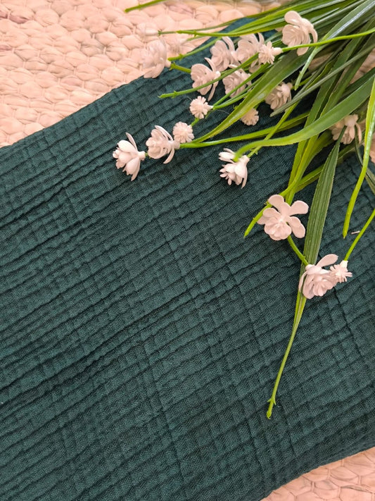 Textured Grid Lawn - Emerald