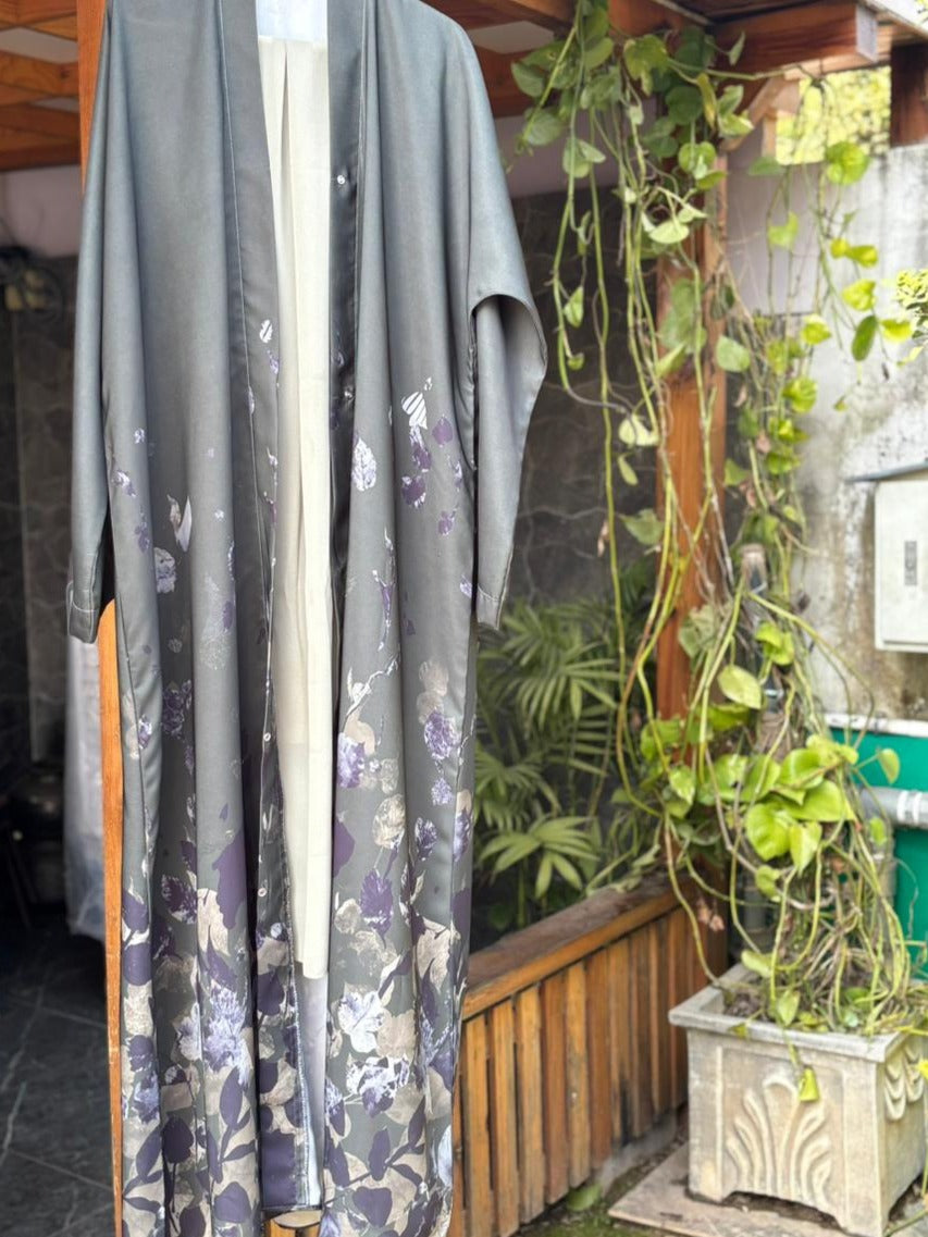 Emerald Grove – Printed Abaya