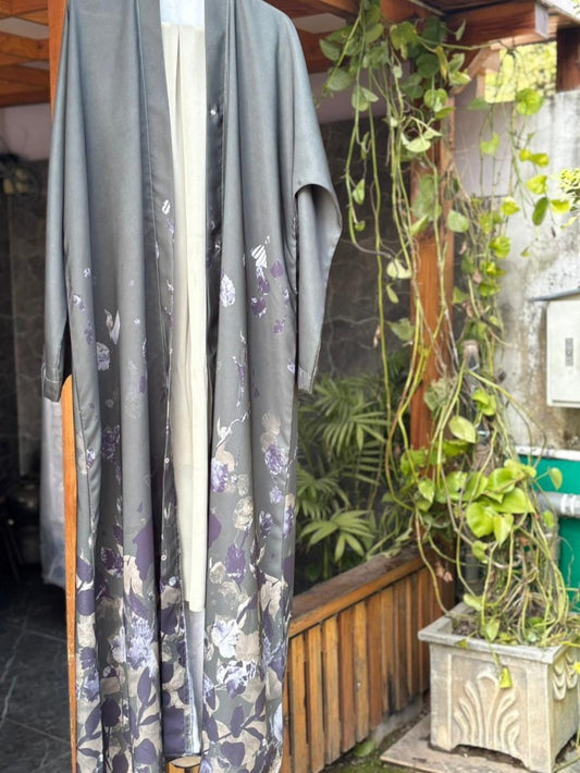 Emerald Grove – Printed Abaya