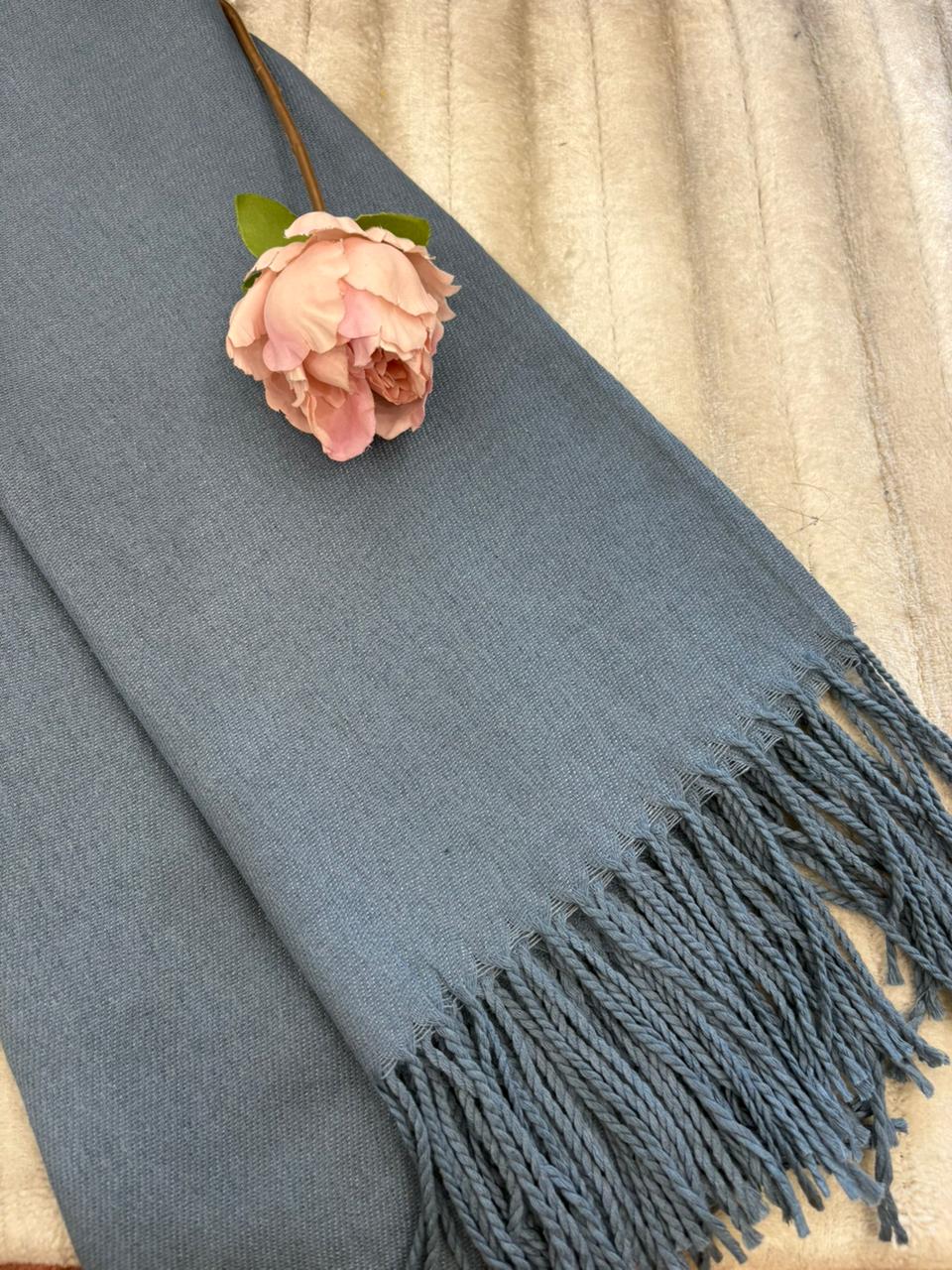 Plain Cashmere - Steel