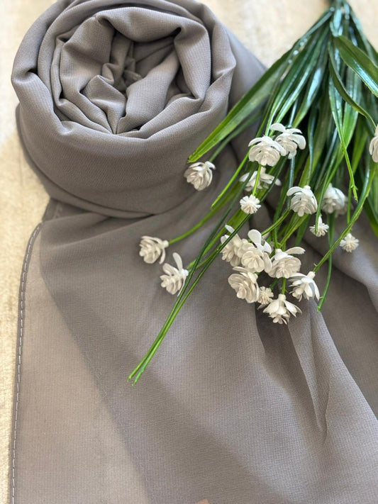 Georgette Chiffon - Grey