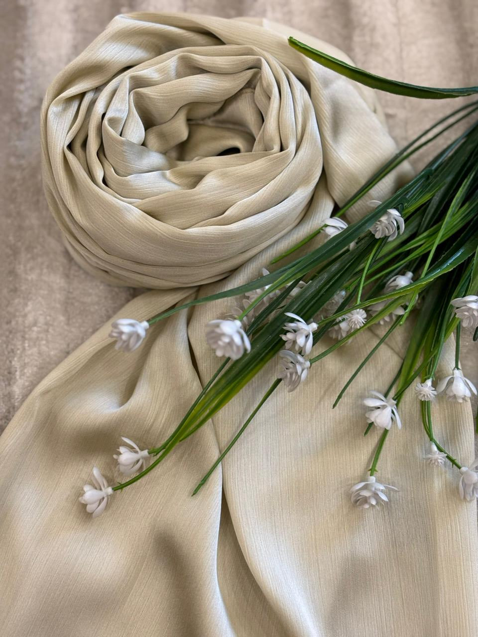 Crinkle Silk - Honeydew