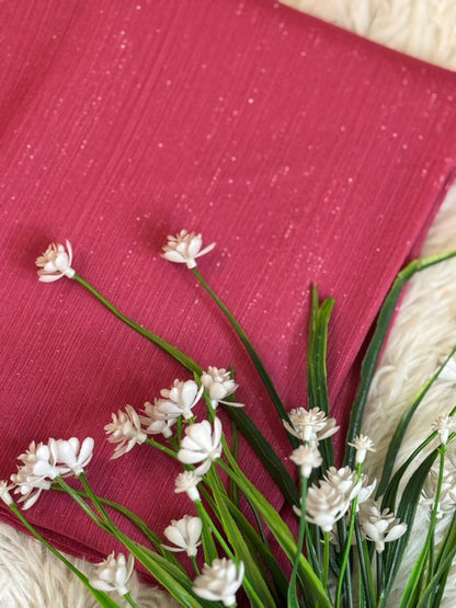 Shimmer Luxe Chiffon - Hot Pink