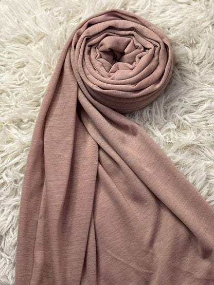 Premium Jersey Hijab - Dusty Pink
