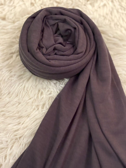 Premium Jersey Hijab - Dark Grey