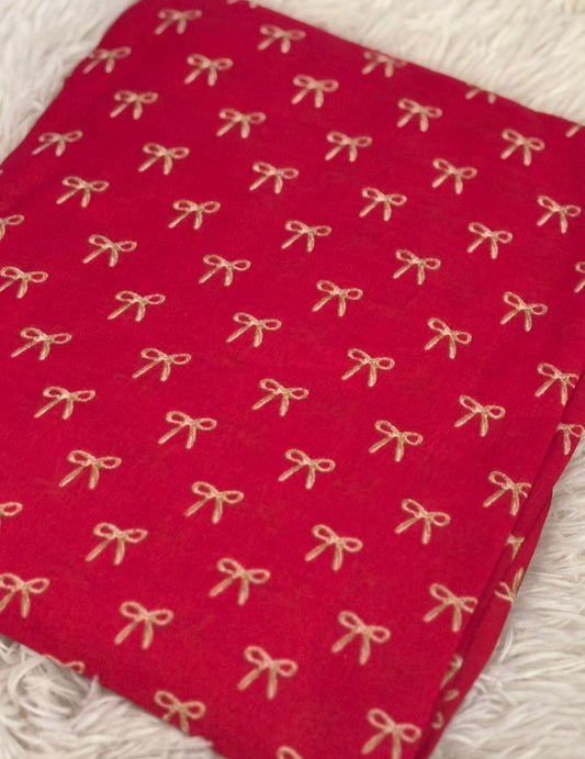 Namaz Chadar - Red Bow