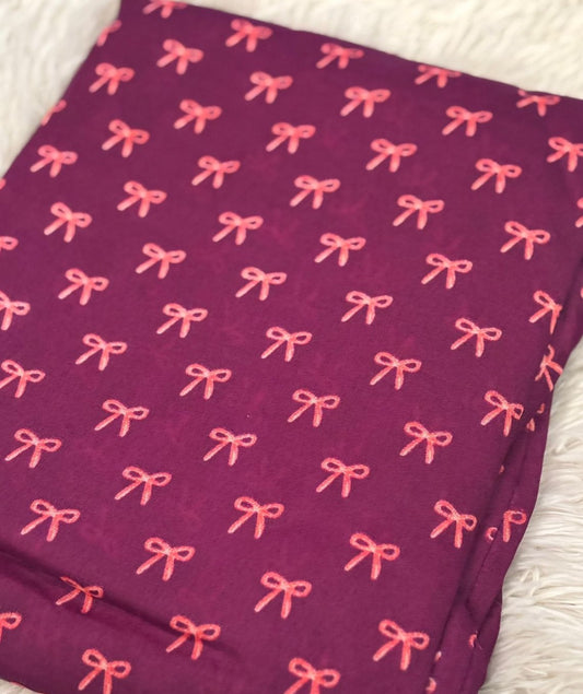 Namaz Chadar - Purple Bow