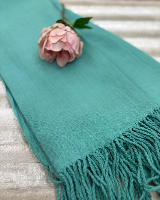 Plain Cashmere - Aqua