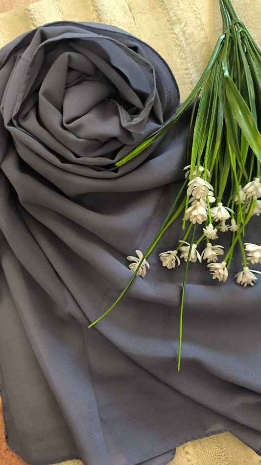 Georgette Chiffon - Indigo