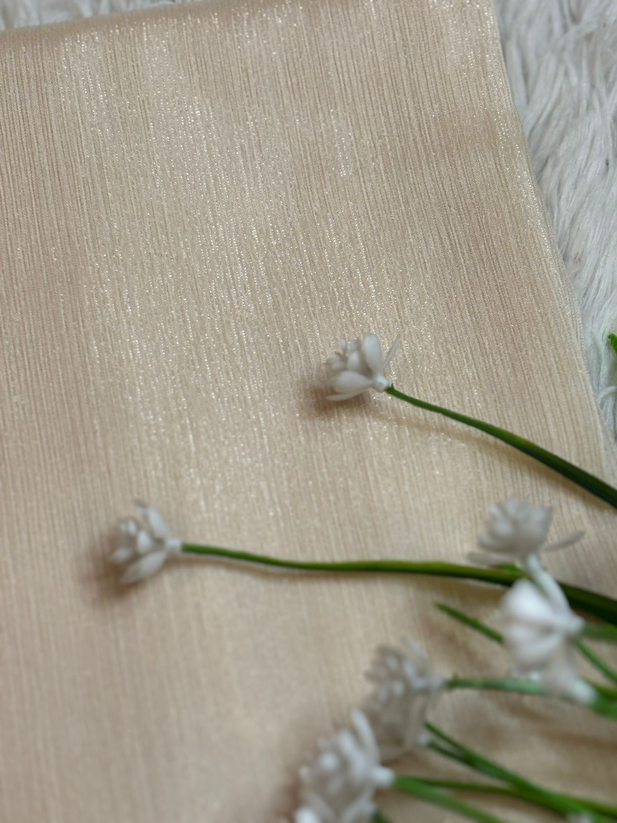 Shimmer Luxe Chiffon - Ivory