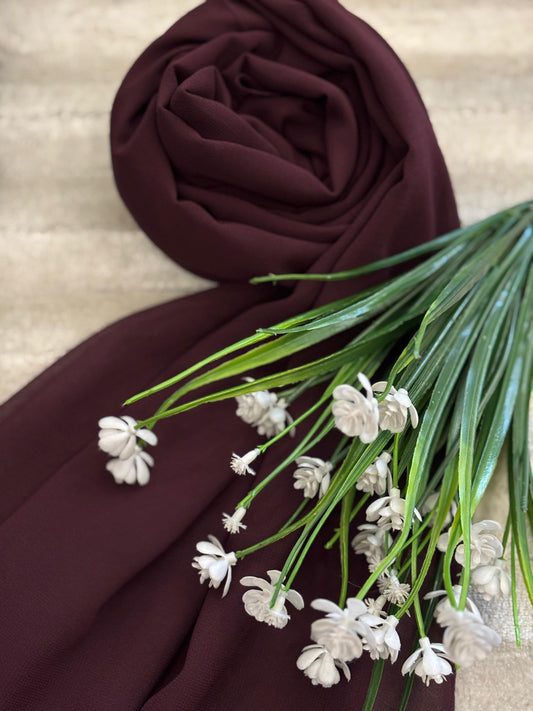 Georgette Chiffon - Mahogany