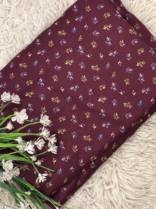 Namaz Chadar - Maroon Floral