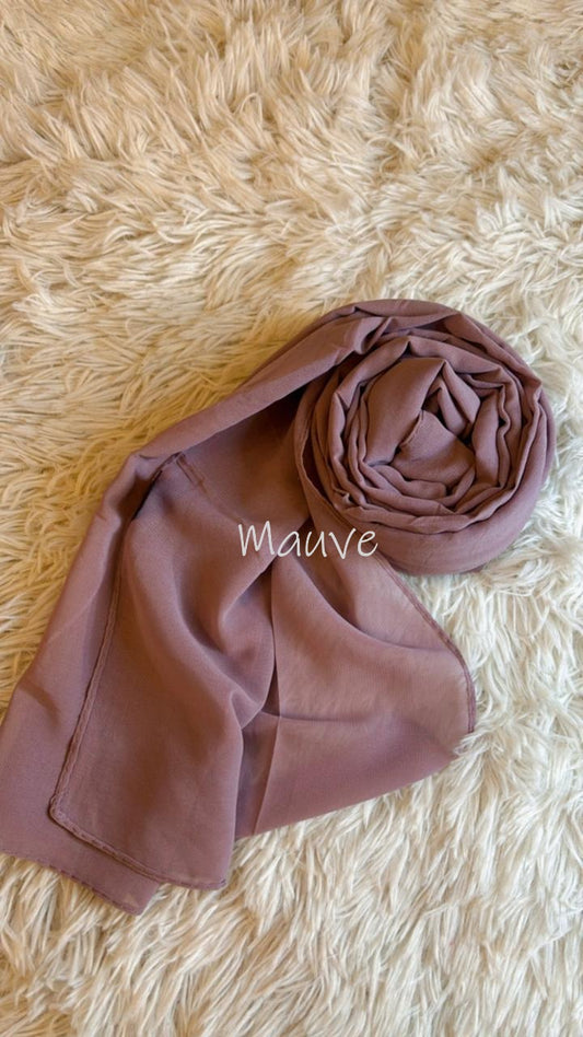 Georgette Chiffon - Mauve