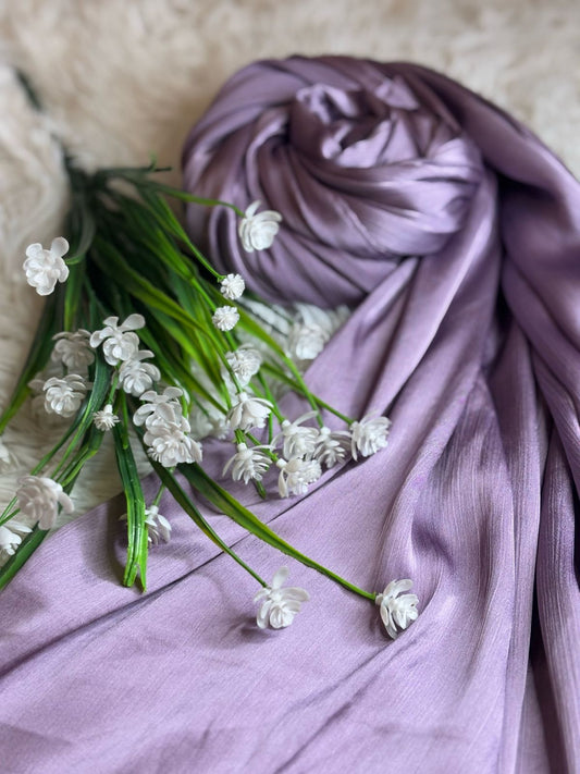 Crinkle Silk - Mauve